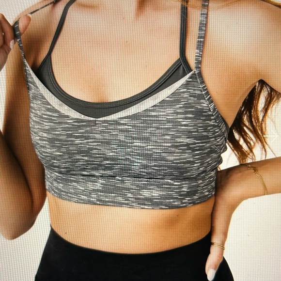 Zyia Actively Sage Luxe Strappy Bra size Medium - Picture 4 of 5